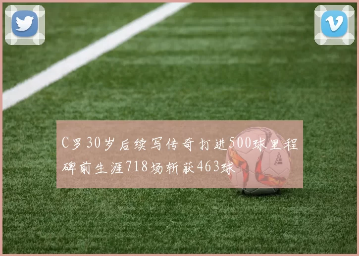 C罗30岁后续写传奇打进500球里程碑前生涯718场斩获463球